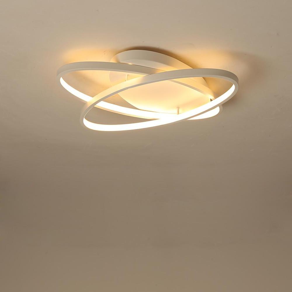2-Light LED Contemporary Flush Mount Ceiling Light for Bedroom by Taavita