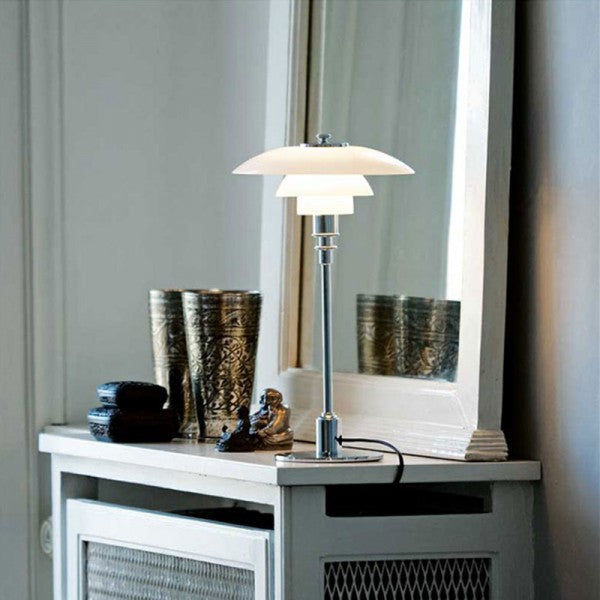 RadiantSphere Contemporary Multi-Tier Metal Table Lamp
