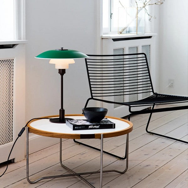 RadiantSphere Contemporary Multi-Tier Metal Table Lamp