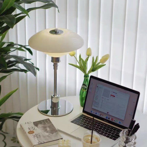 RadiantSphere Contemporary Multi-Tier Metal Table Lamp