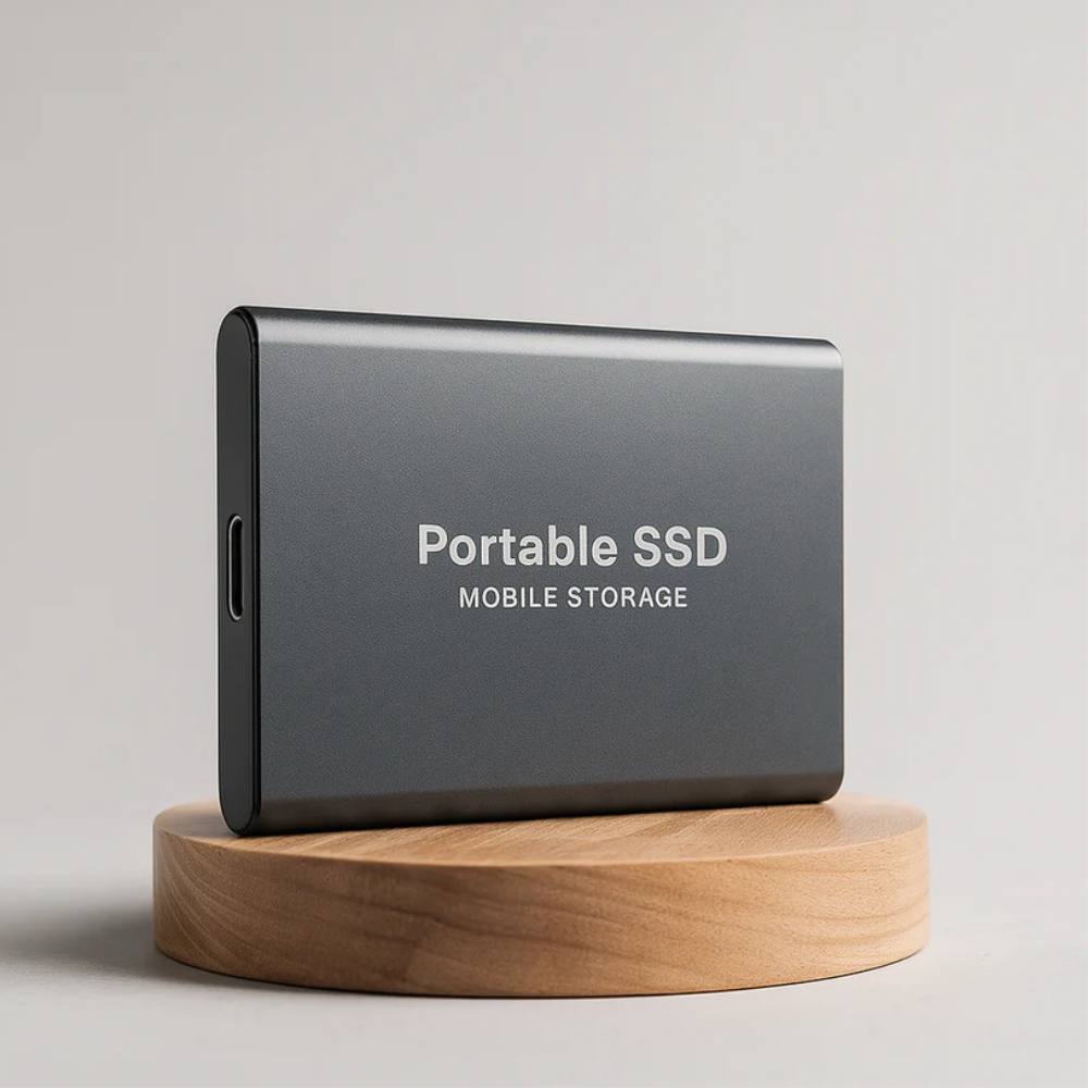 Ultra-Fast External SSD with USB-C for Seamless Storage
