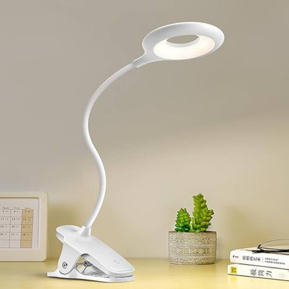 Versatile USB Rechargeable Desk Lamp with Adjustable Neck