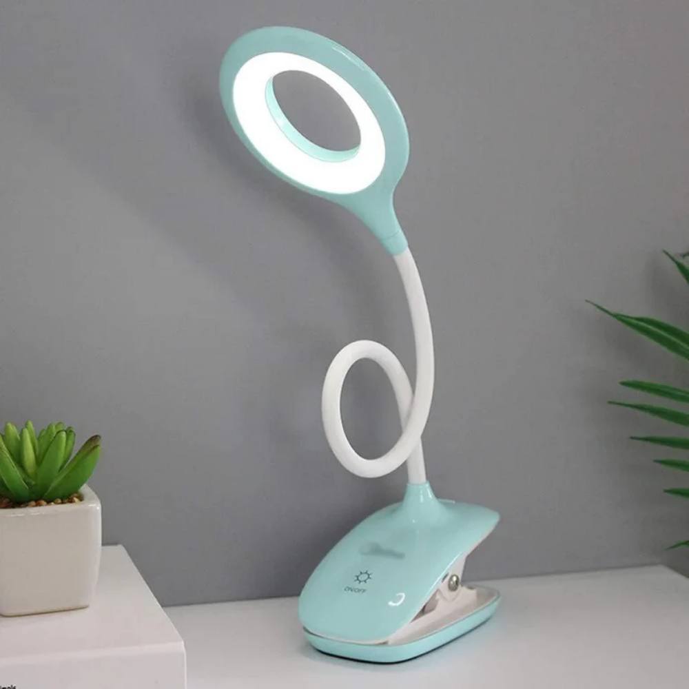 Versatile USB Rechargeable Desk Lamp with Adjustable Neck