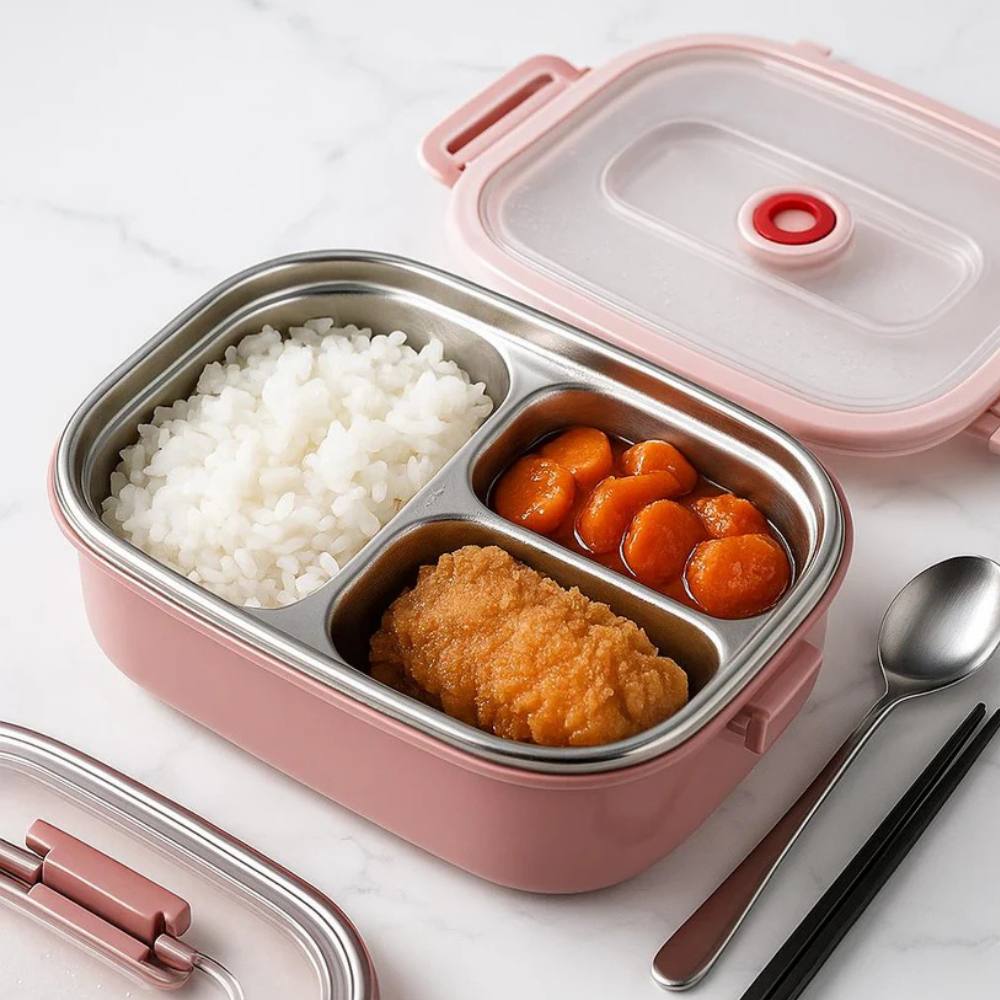 Smart Insulated Meal Carrier with Stainless Steel Dividers
