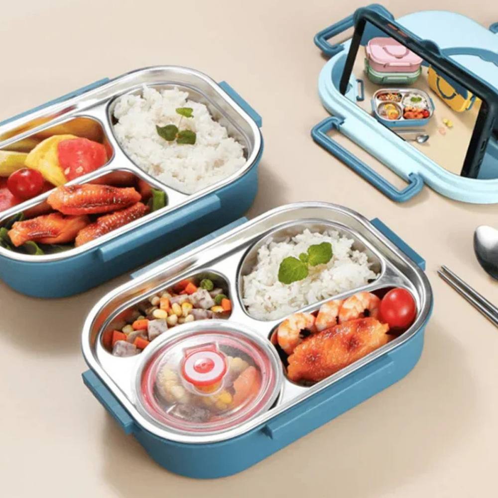 Smart Insulated Meal Carrier with Stainless Steel Dividers