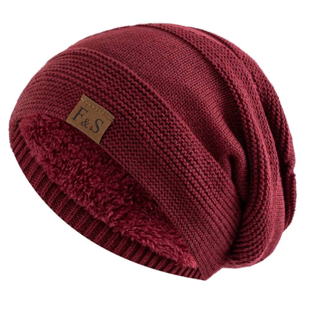 ChillGuard Slouch Hat for Men - Cozy Knit Beanie for Winter