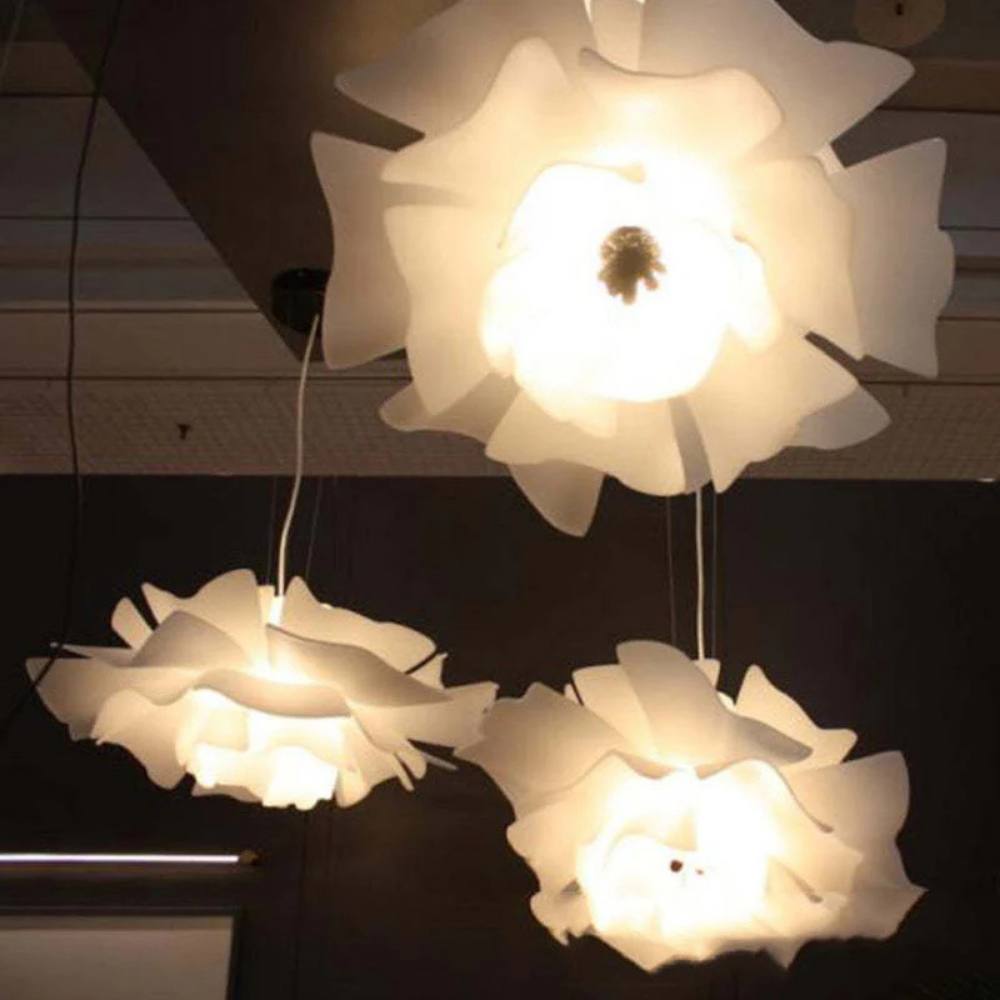 Petal Glow Pendant Lamp - Adjustable Indoor Lighting