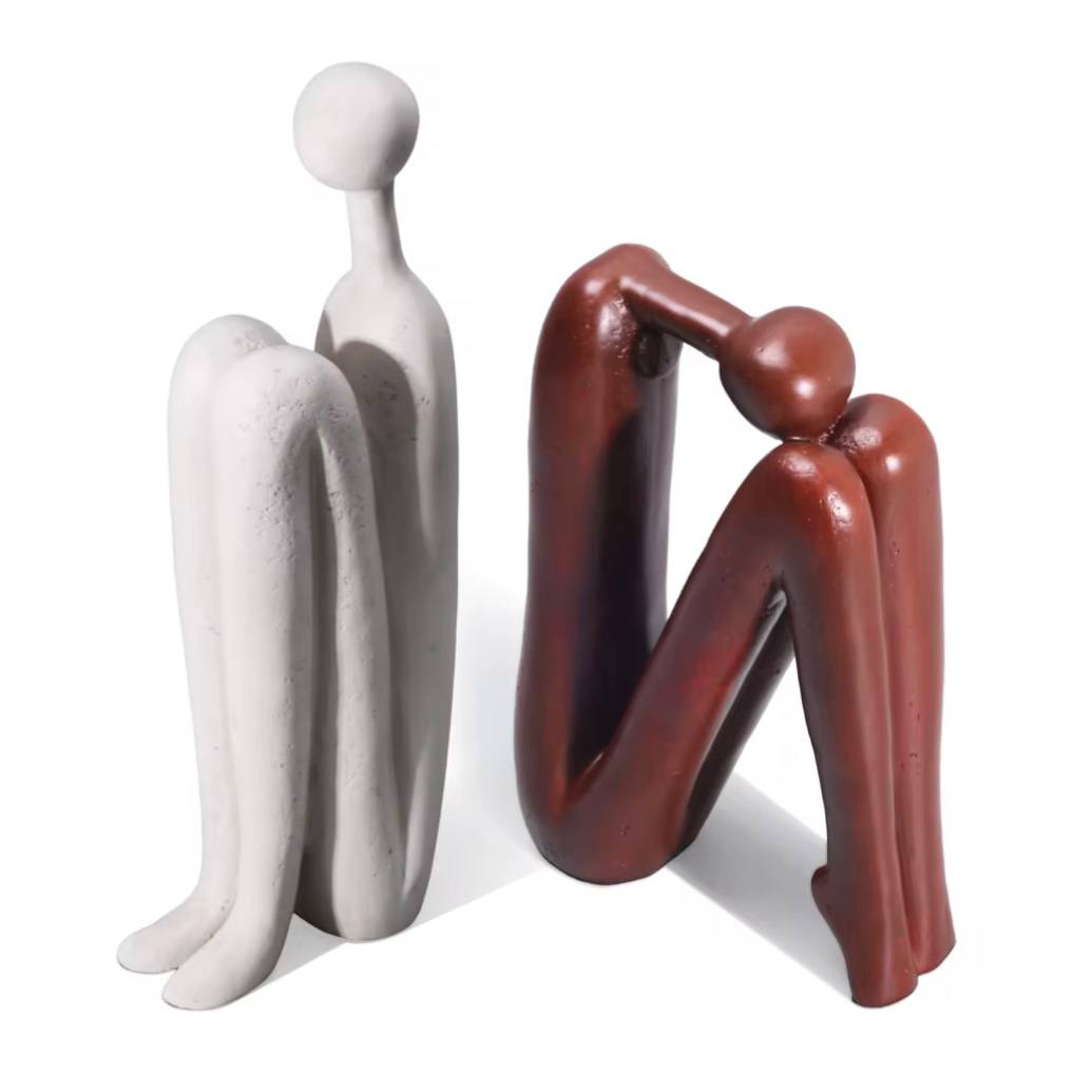 Artistic Bookends for Stylish Organization - Set of 2