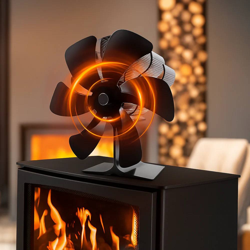 HeatWave Fan: Enhance Comfort with Silent Warmth Distribution