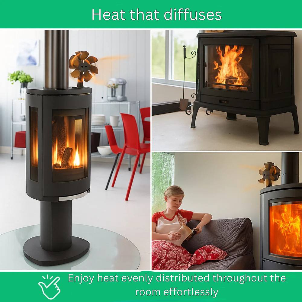 HeatWave Fan: Enhance Comfort with Silent Warmth Distribution