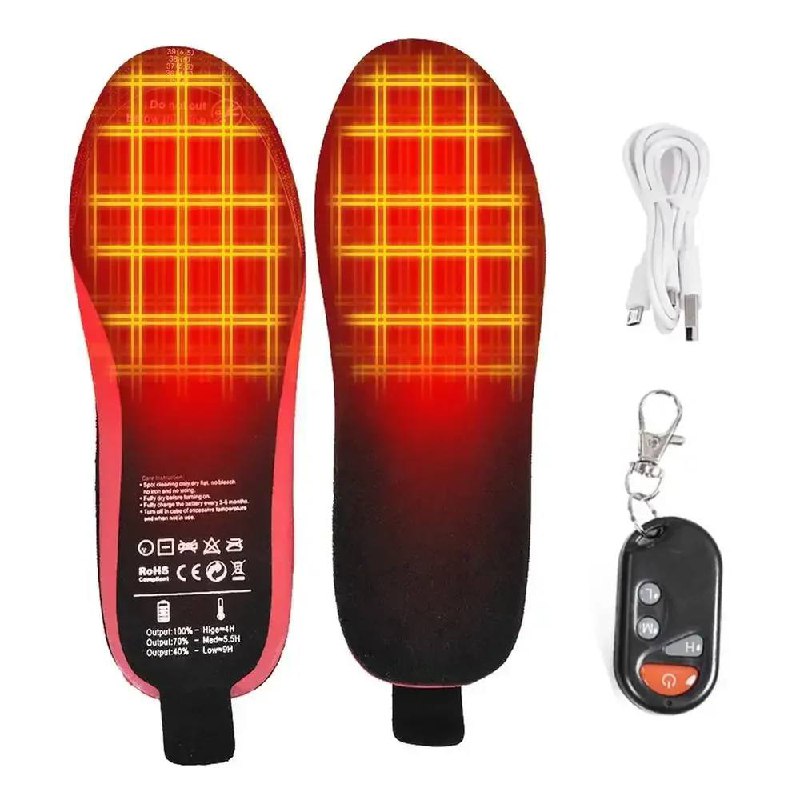 Wireless Electric Foot Warmers with Custom Fit and Remote Control