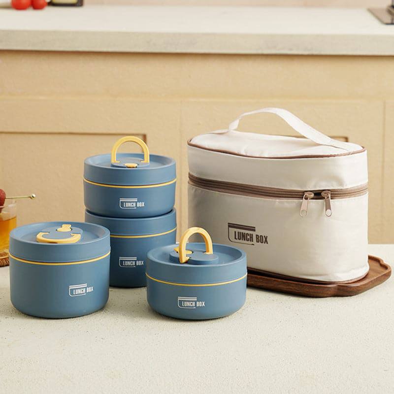 Compact Thermal Meal Container Set with Leak-Proof Seal