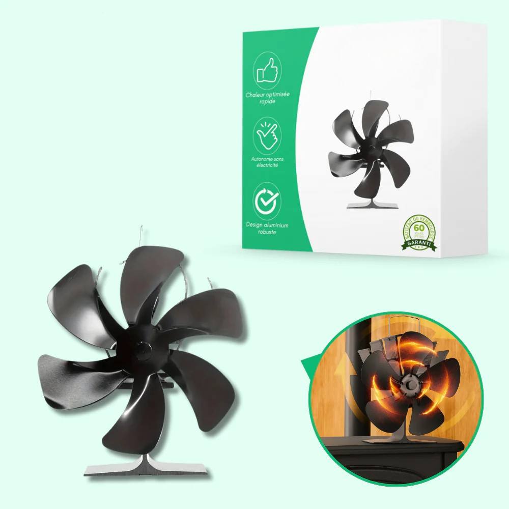 HeatWave Fan: Enhance Comfort with Silent Warmth Distribution