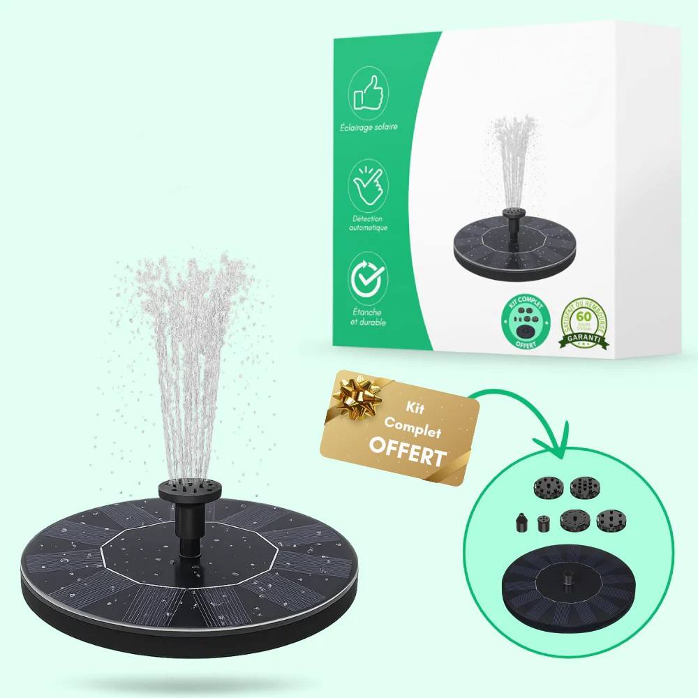 Compact Solar-Powered Water Feature for Your Garden