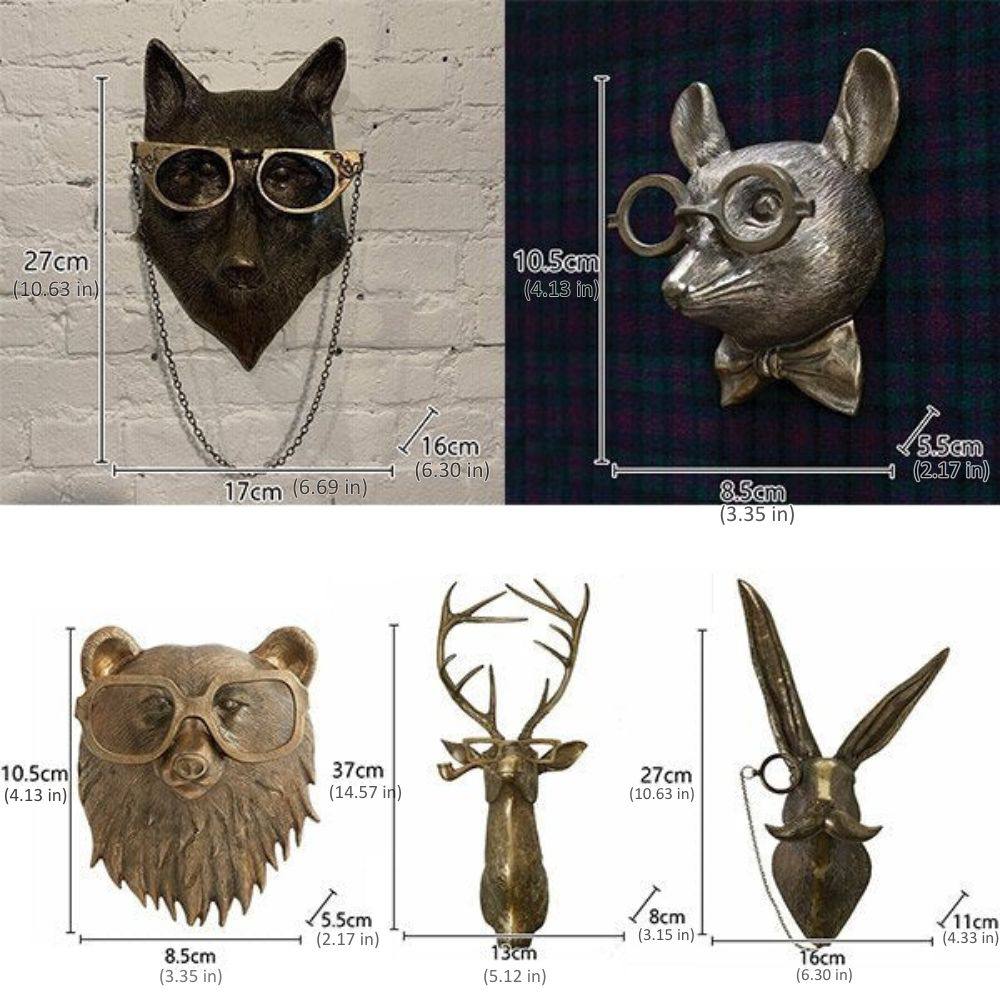 Whimsical Animal Head Wall Art for Your Home