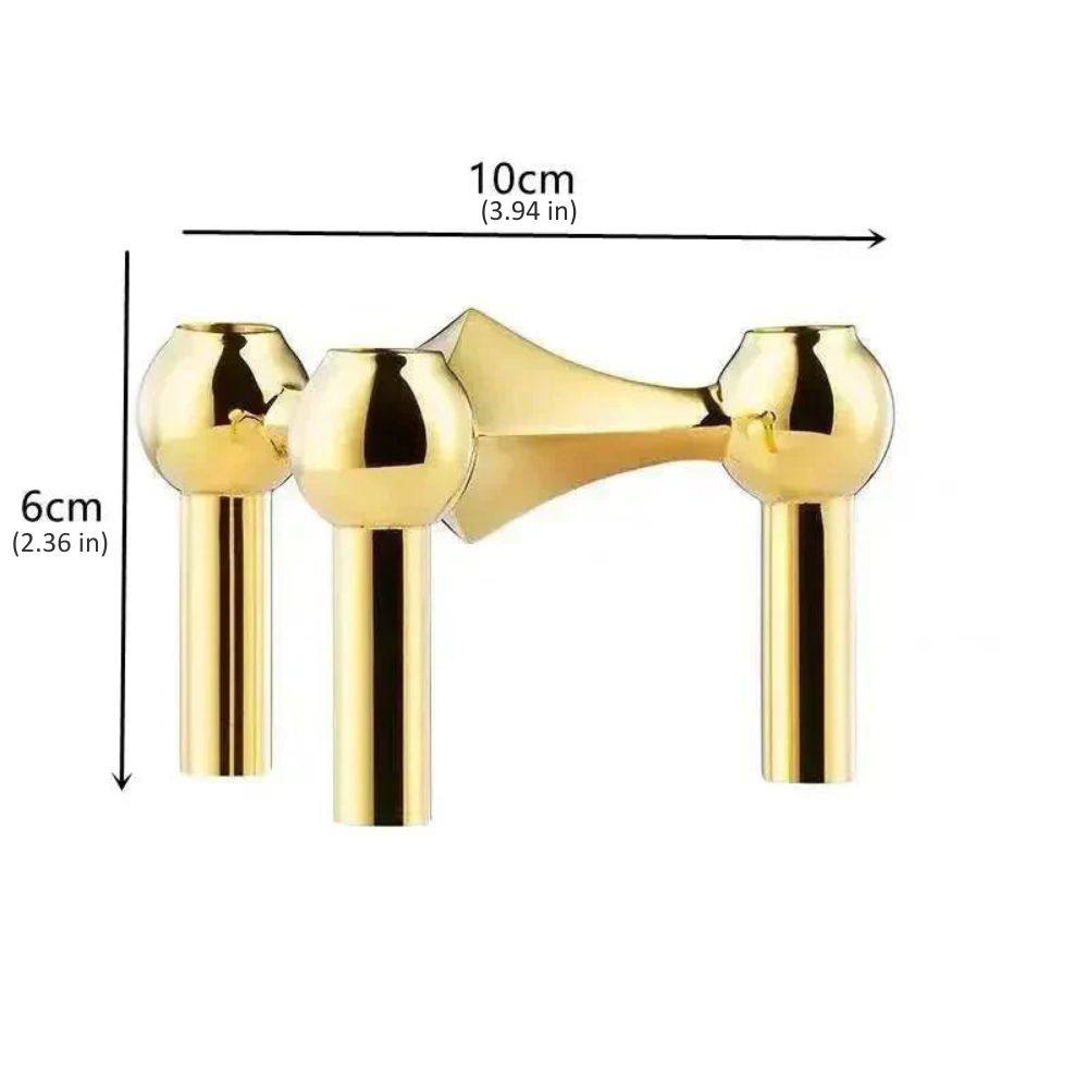 Sleek Geometric Candle Holder – A Modern Touch for Your Home