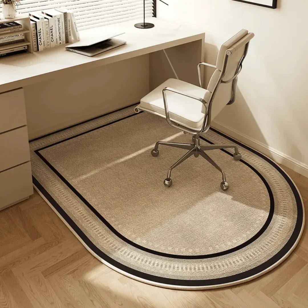 Chic Protective Mat for Office Chairs on Hard Floors and Carpets