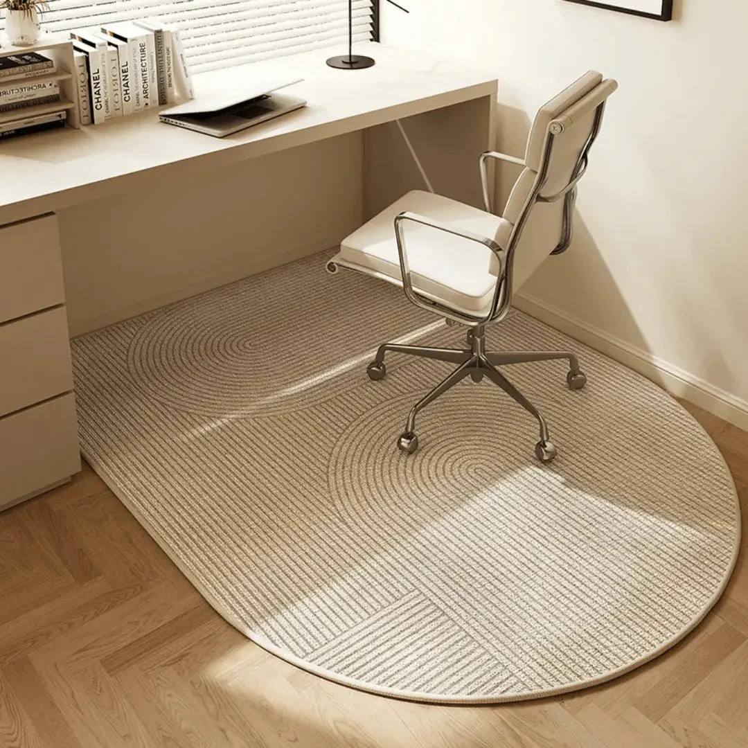 Chic Protective Mat for Office Chairs on Hard Floors and Carpets