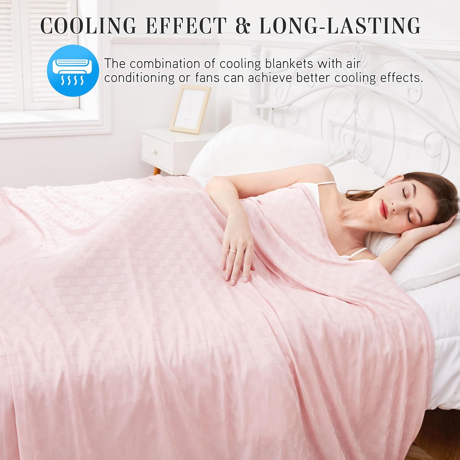 Cooling Summer Blanket - Lightweight & Breathable Double-Sided Chill Effect