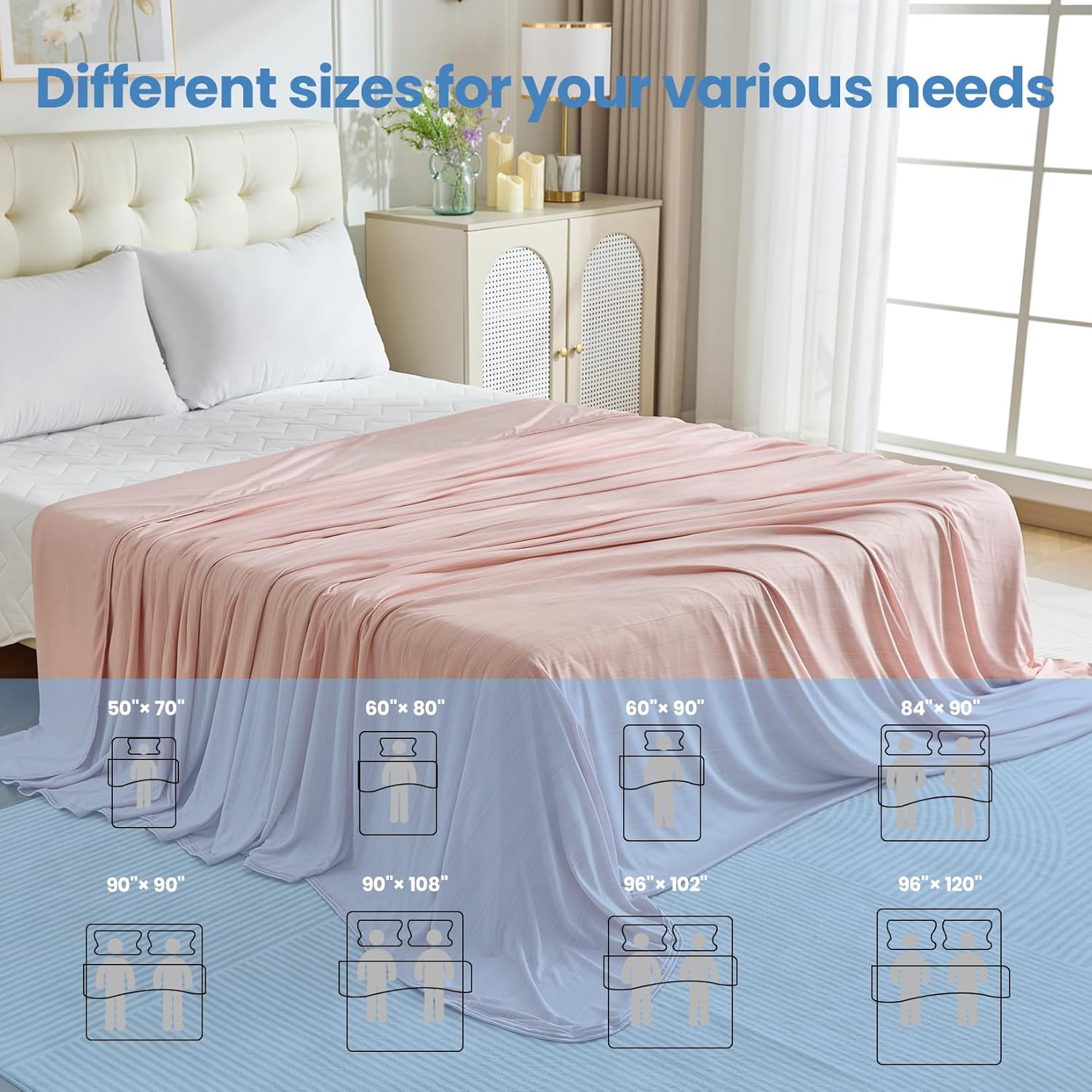Lightweight Summer Cooling Blanket - Soft Comfort for Hot Sleepers