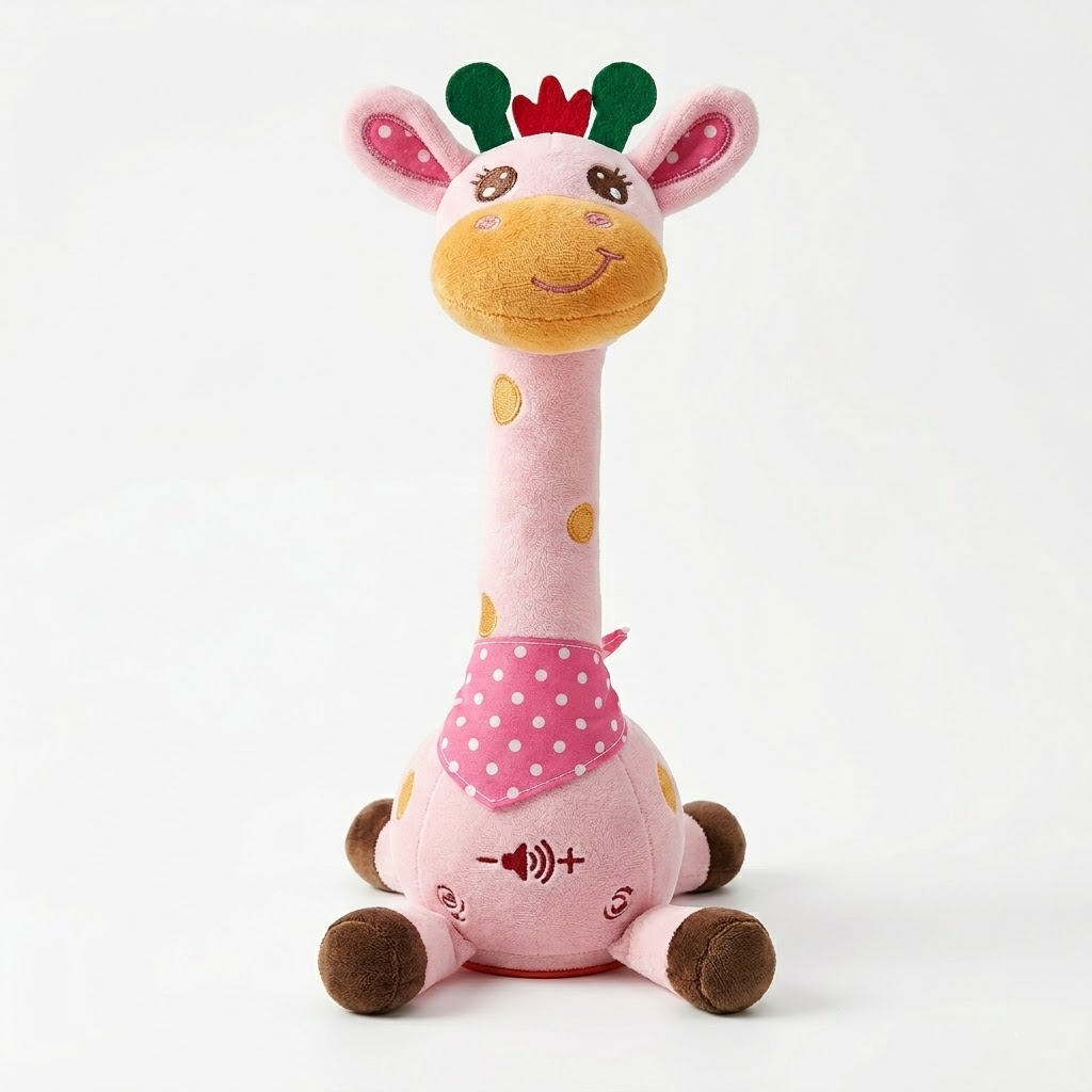 Cuddly Musical Giraffe Plush Toy for Kids