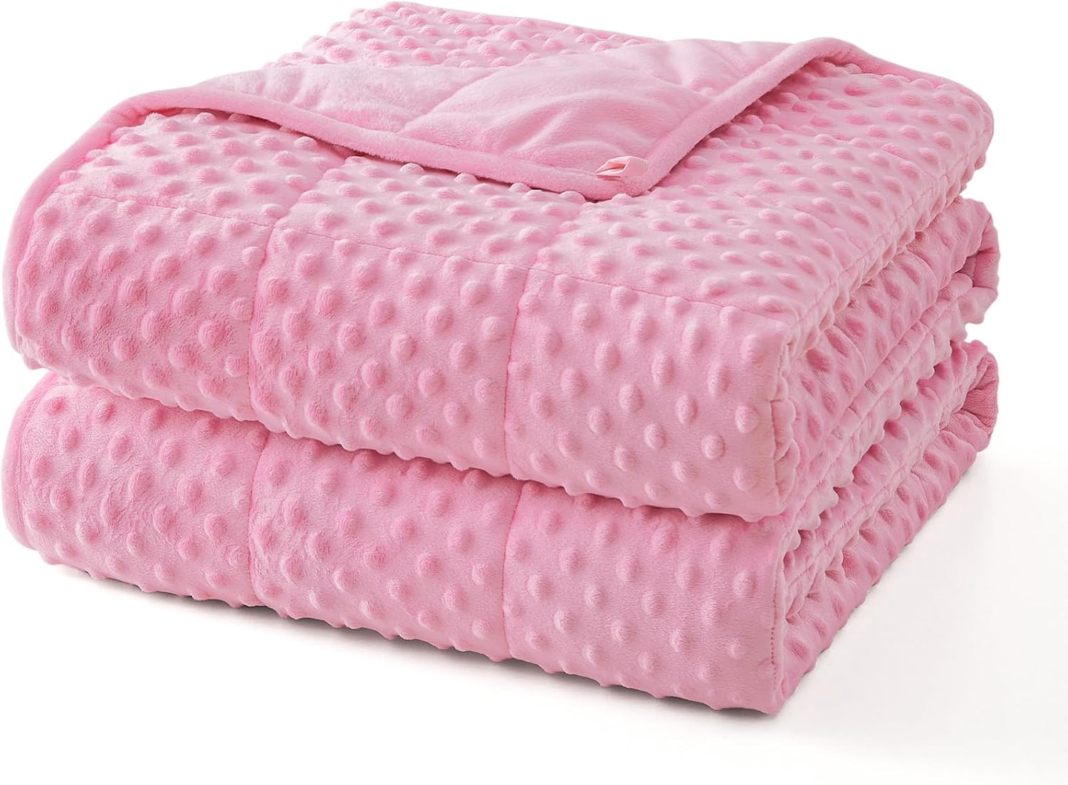Cooling Microfiber Weighted Blanket with Dots – Soft All-Season Comfort