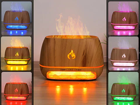 TranquilGlow Himalayan Salt Aroma Diffuser & Humidifier