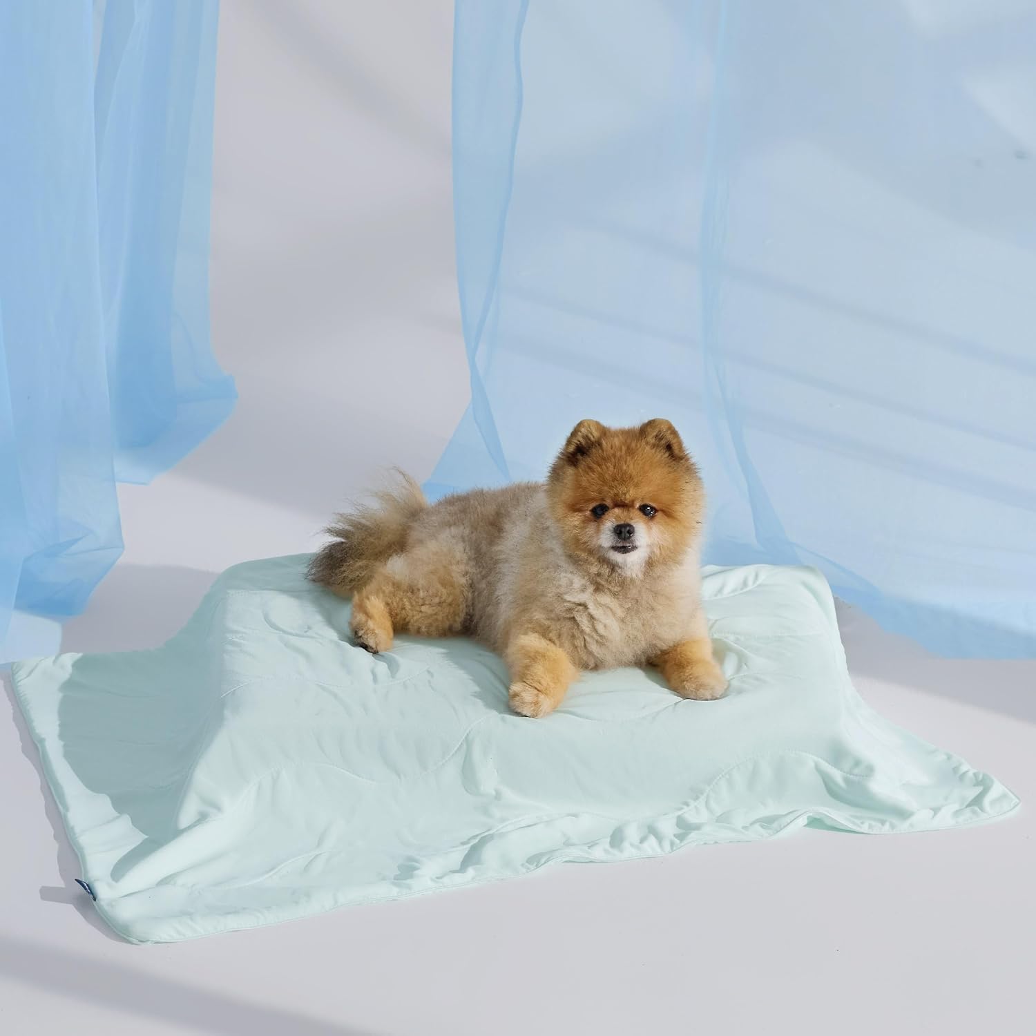 Cooling Blanket for Large Dogs - Breathable Air-Core Dog Mat, Washable