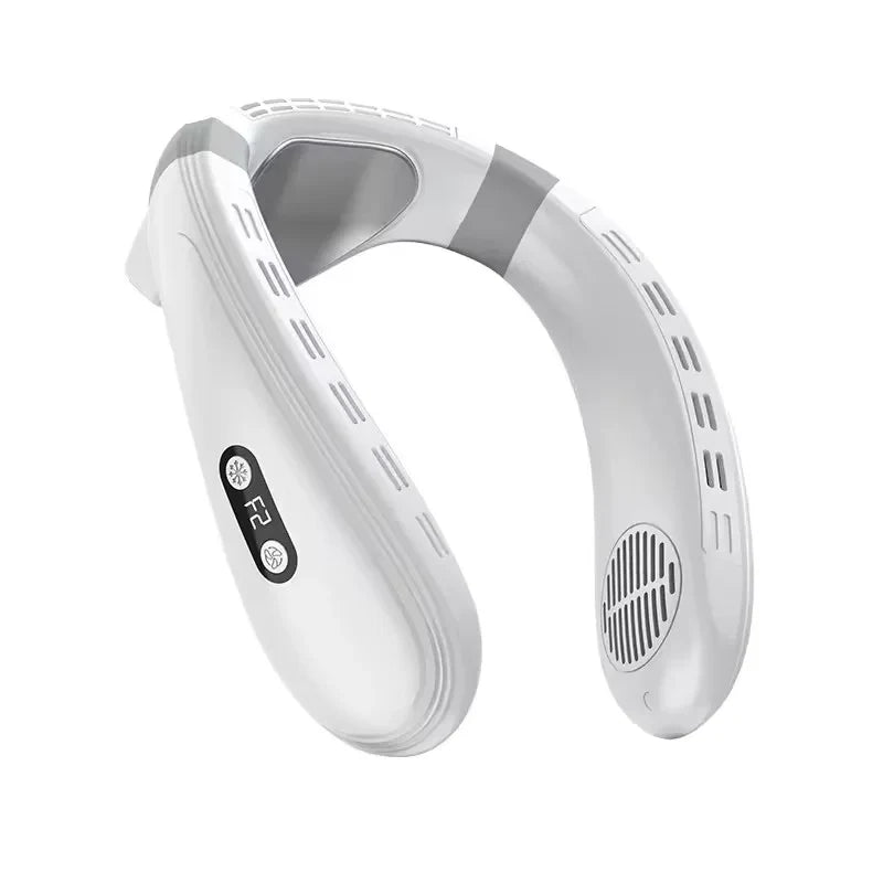 Hands-Free Wearable Cooling Fan with Adjustable Clip Design