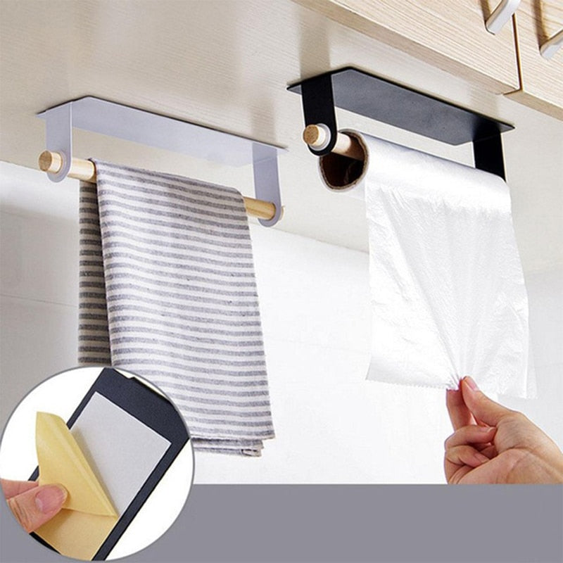 Taavita Kitchen Towel Rack & Paper Towel Holder - Versatile Storage Solution for Home