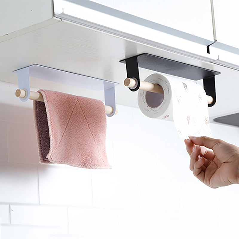 Taavita Kitchen Towel Rack & Paper Towel Holder - Versatile Storage Solution for Home