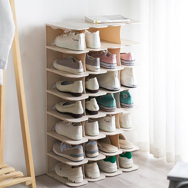6-Layer Modular Shoe Storage Shelves for Wardrobe