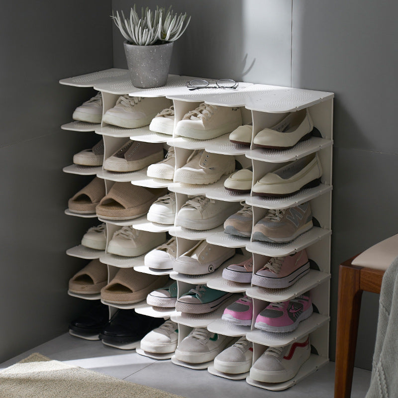 6-Layer Modular Shoe Storage Shelves for Wardrobe