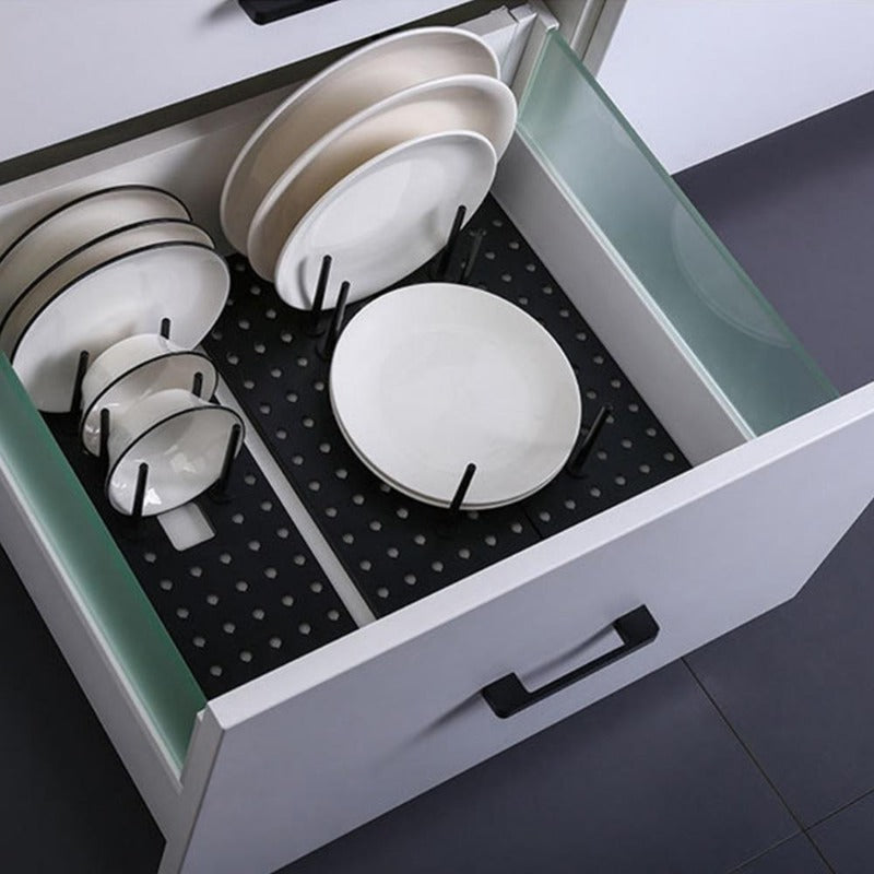 Taavita Expandable Kitchen Drawer Organizer - 2 Piece Set