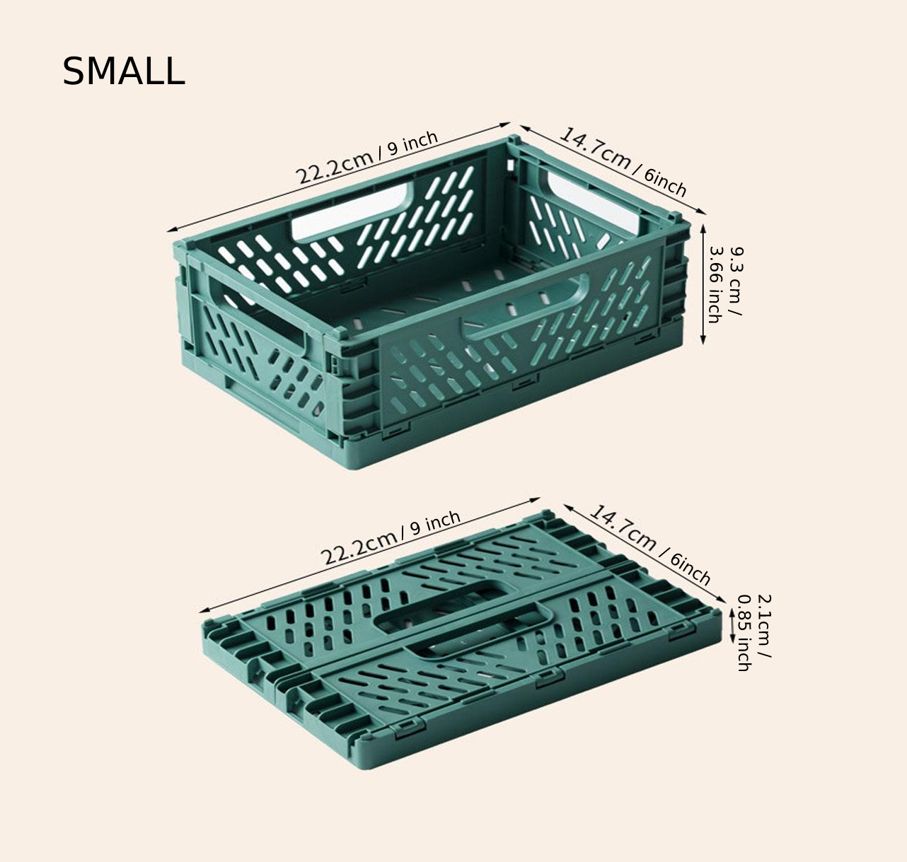 Taavita Eco-Friendly Stackable Plastic Storage Boxes