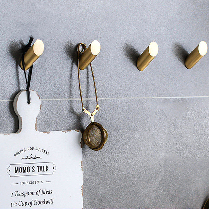 Taavita Golden Brass Robe Wall Hooks - Decorative Wall Hooks for Coats, Kitchen, Bathroom, Bedroom & More