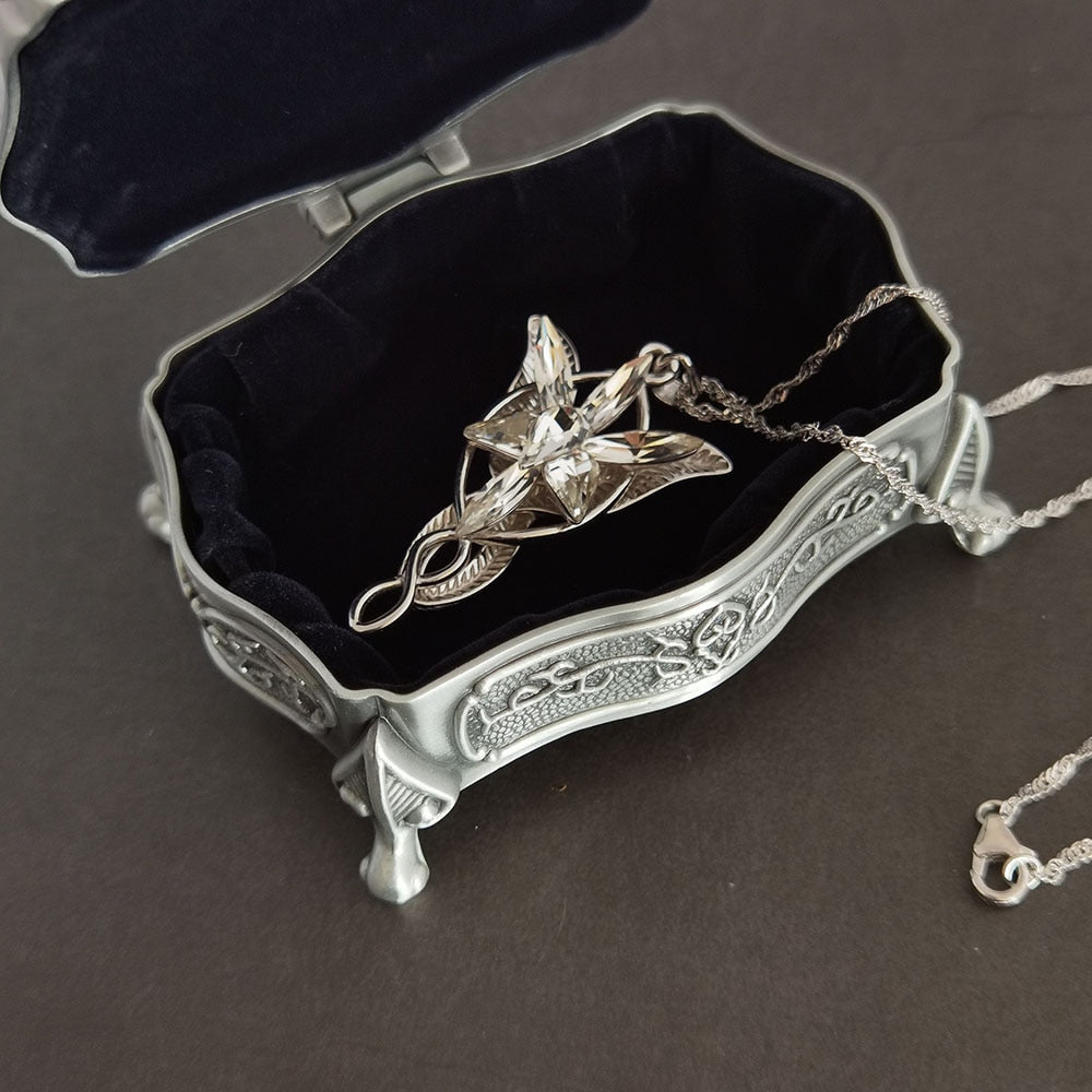 Elven Radiance Pendant Necklace – Premium Sterling Silver