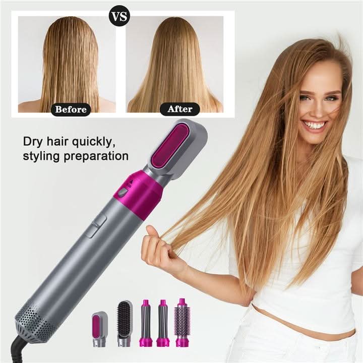VivaStyle 5-in-1 Hair Dryer and Styler for Effortless Beauty