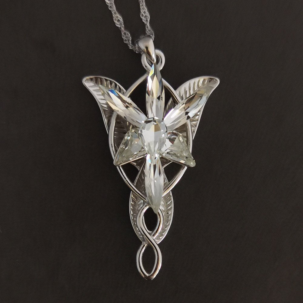 Elven Radiance Pendant Necklace – Premium Sterling Silver