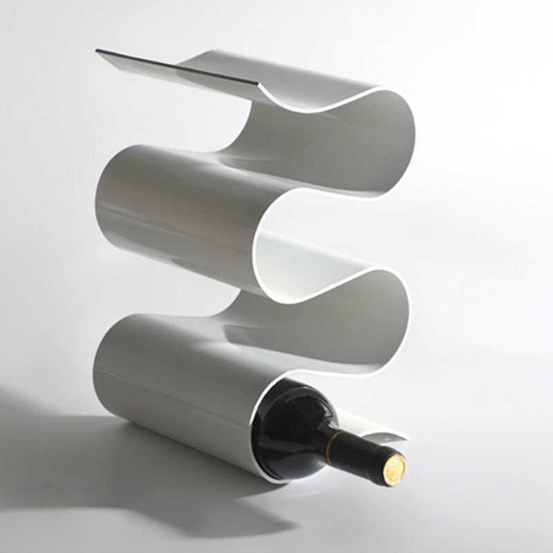 Taavita Metal Wine Rack & Bottle Holder Table for 4 Bottles