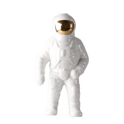 Decorative Figurine Flower Vase for Plants – Astronaut Design