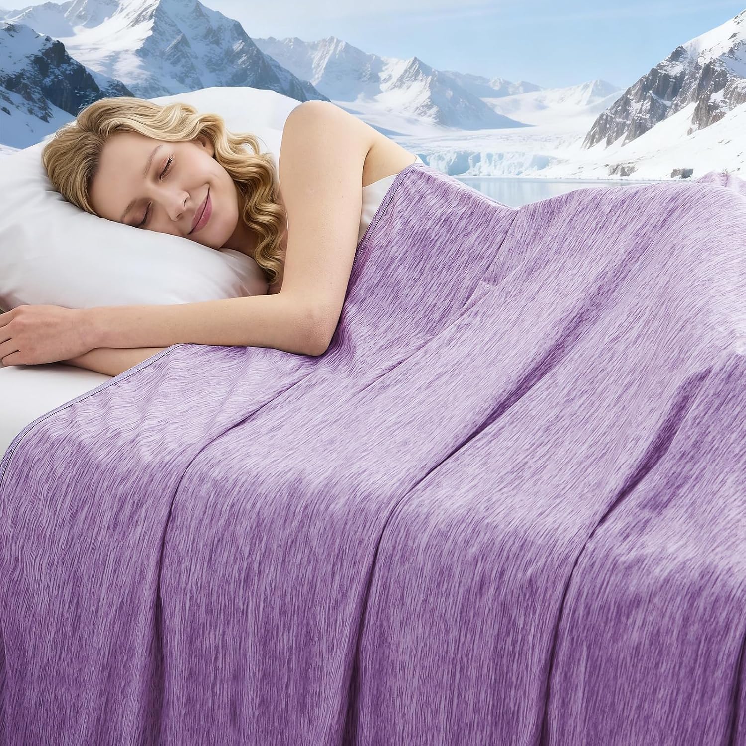 Lightweight Cooling Blanket – Breathable Soft Fabric for Warm Sleepers