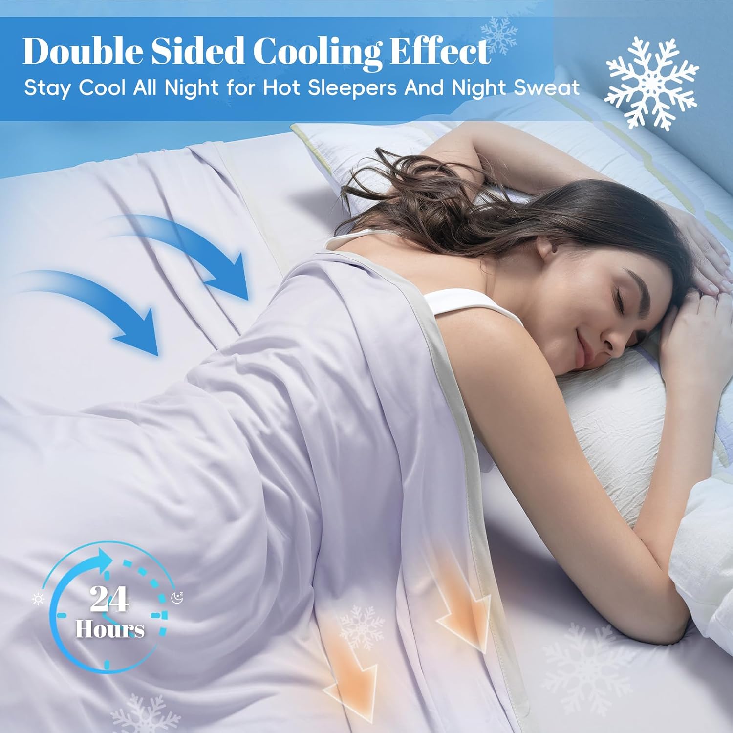 Cooling Blanket with Arc-Chill Technology - Lightweight for Hot Sleepers