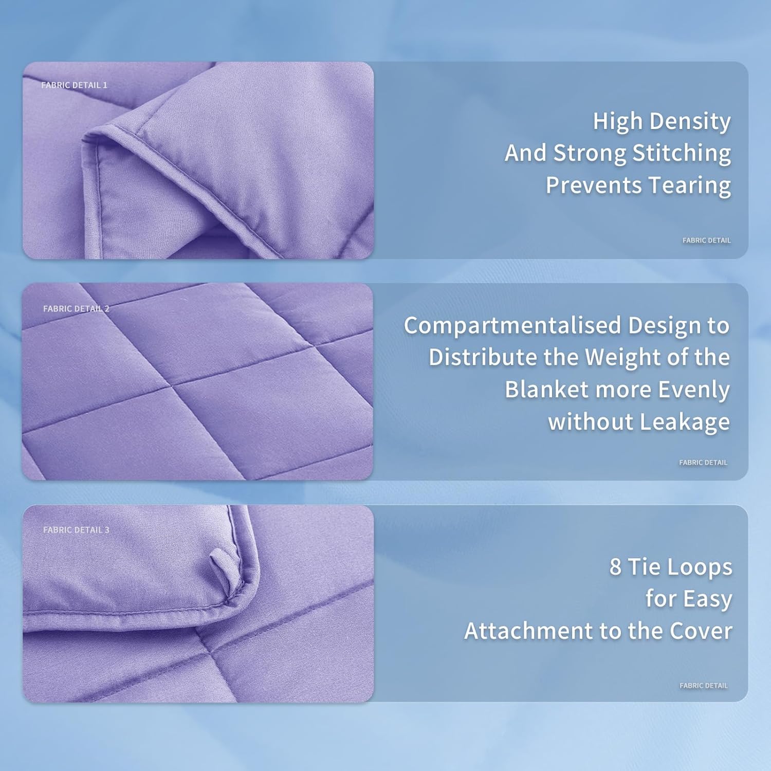 Cooling Microfiber Weighted Blanket for Year-Round Comfort and Relaxation