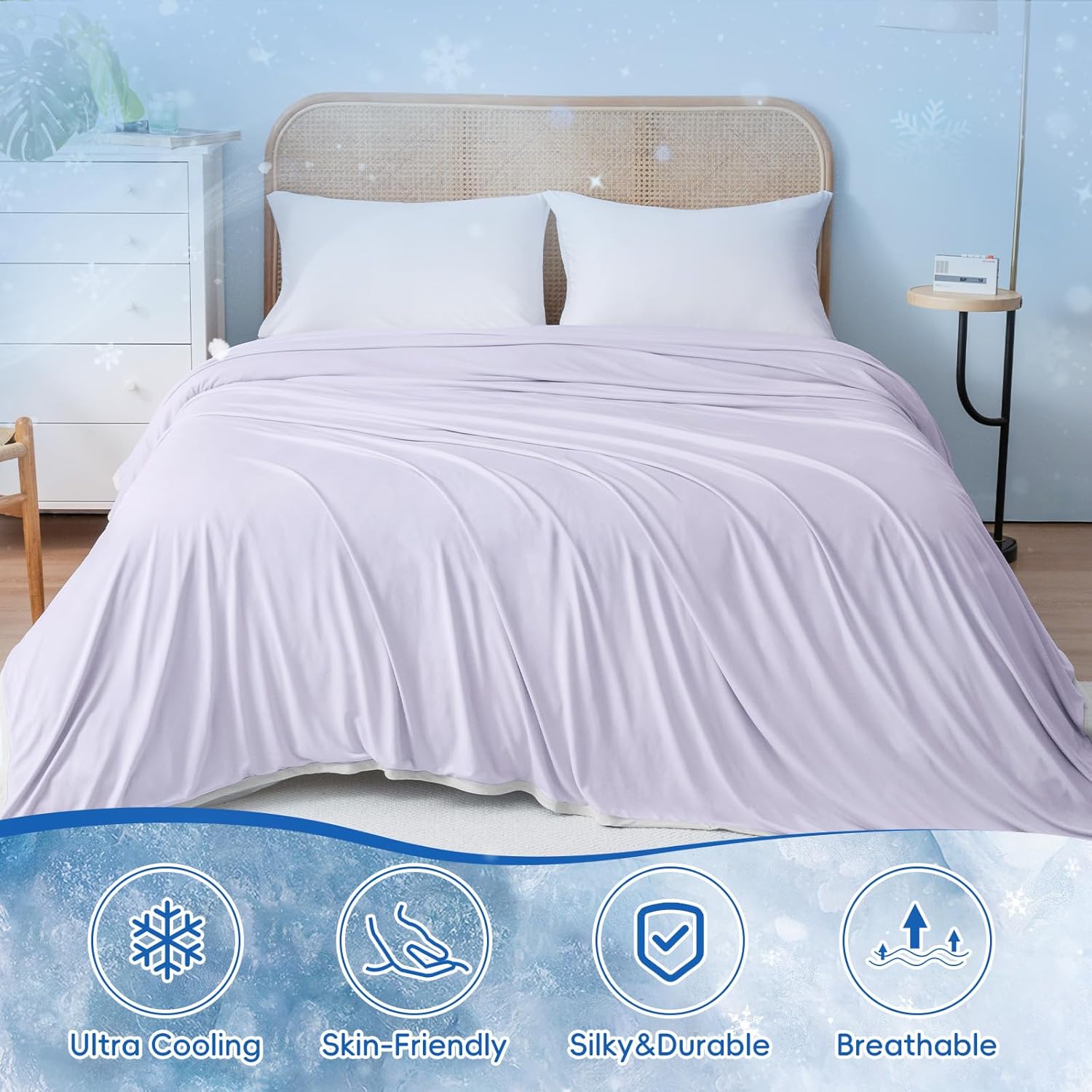 Cooling Blanket with Arc-Chill Technology - Lightweight for Hot Sleepers