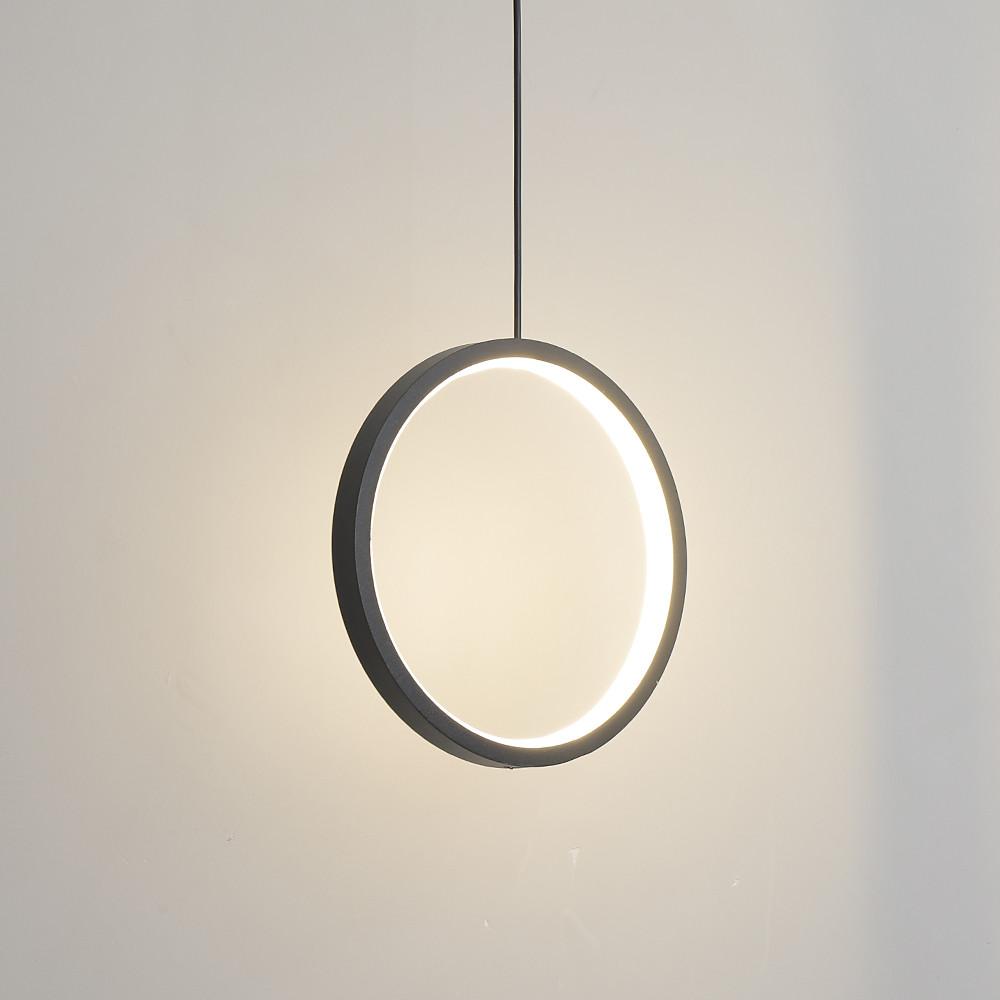 2-Light Modern Round Pendant Lighting Vintage Metal LED Ceiling Light by Taavita