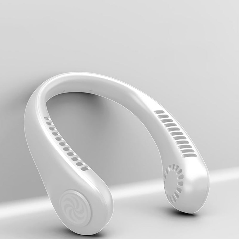 Wearable Rechargeable Neck Breeze Fan for Ultimate Comfort