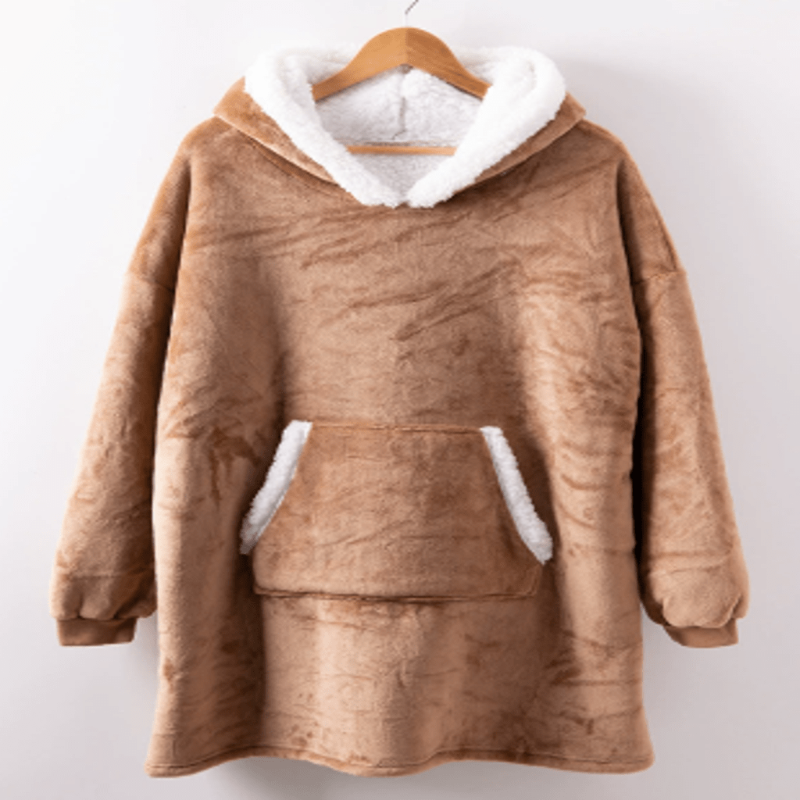 SnugWear Fleece Hoodie Blanket for Ultimate Warmth