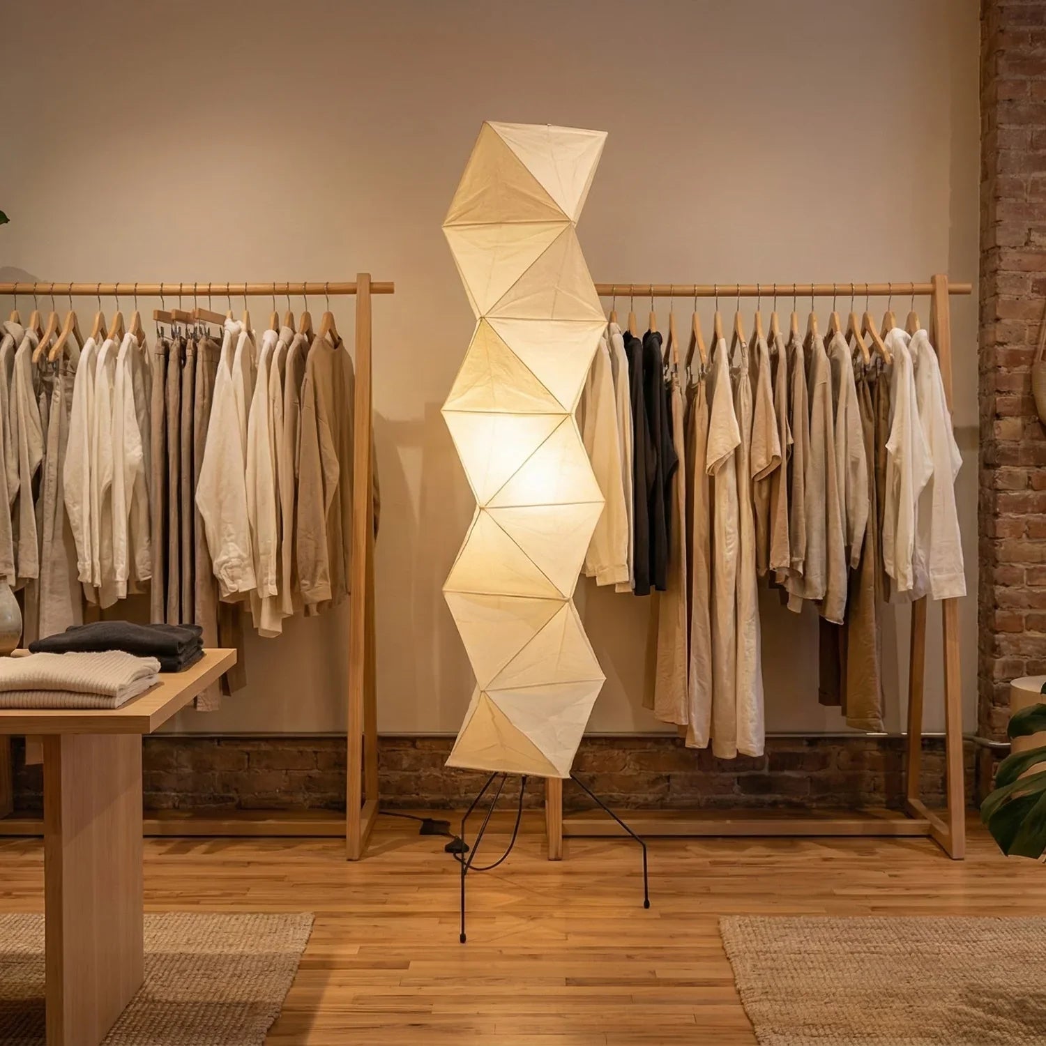 Elegant 74-Inch Geometric Floor Lamp for Modern Spaces