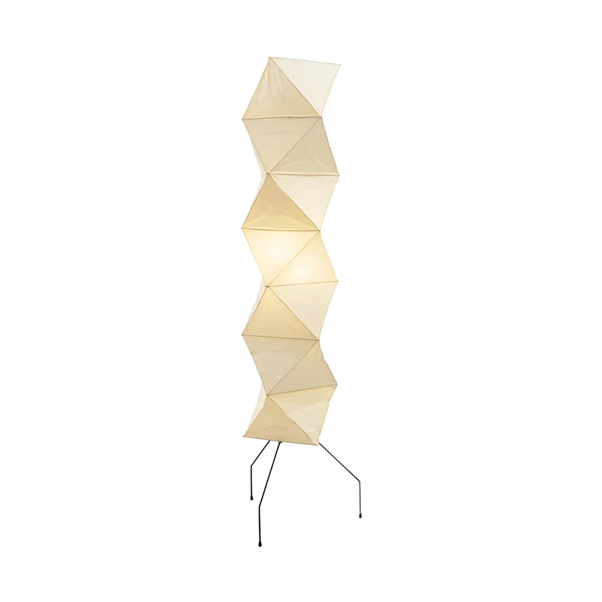 Elegant 74-Inch Geometric Floor Lamp for Modern Spaces